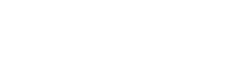 Bluebonnet Peptides logo — US-based research peptide supplier - dark logo