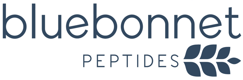 Bluebonnet Peptides logo — US-based research peptide supplier